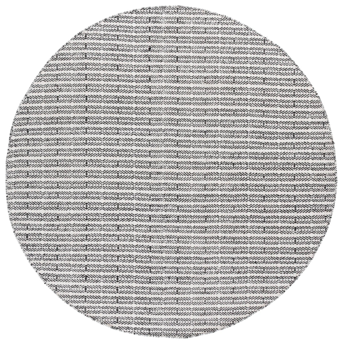 Safavieh Vermont 7'-0" x 7'-0" Rug in Black / Ivory