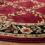 Safavieh Lyndhurst 5'-3" x 5'-3" Rug in Red / Black