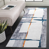 Safavieh Santa Monica 2'-6" x 8'-0" Rug in Grey / Light Grey