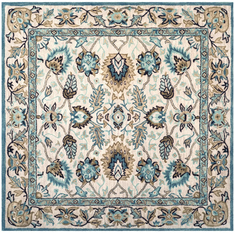 Safavieh Antiquity 6'-0" x 6'-0" Rug in Peacock / Blue