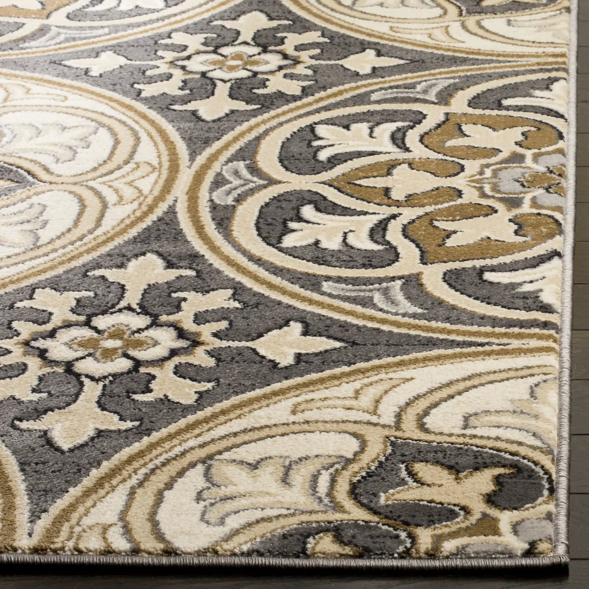 Safavieh Lyndhurst 4'-0" x 6'-0" Rug in Light Grey / Beige