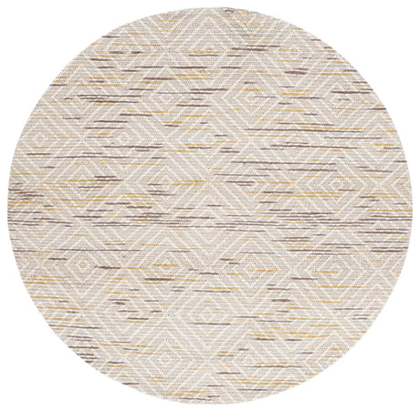 Safavieh Marbella 6'-0" x 6'-0" Rug in Ivory / Dark Brown