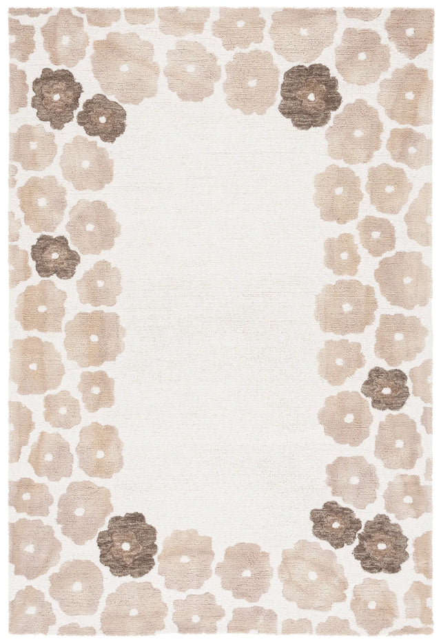 Safavieh Jardin 4'-0" x 6'-0" Rug in Beige / Ivory