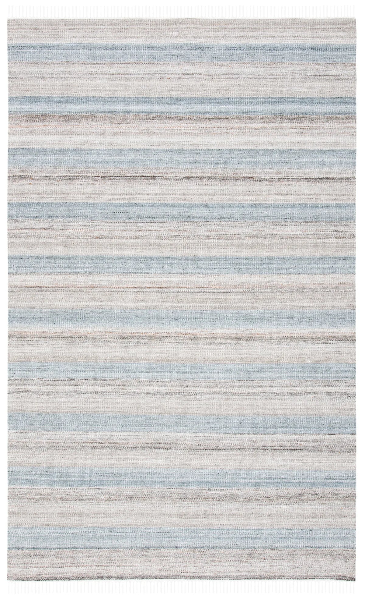 Safavieh Striped Kilim 4'-0" x 6'-0" Rug in Grey / Beige