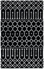 Safavieh Himalaya 4'-0" x 6'-0" Rug in Black / Ivory