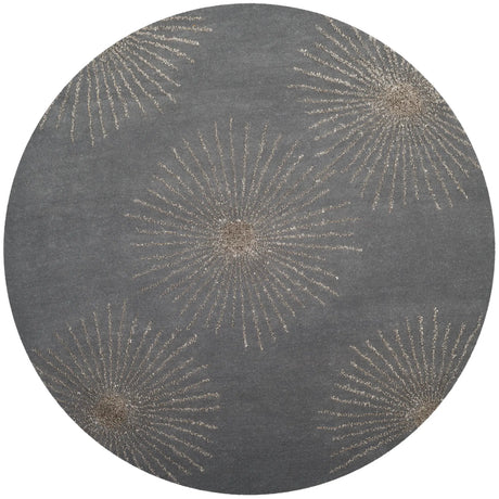 Safavieh Soho 6'-0" x 6'-0" Rug in Dark Grey / Silver