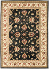 Safavieh Lyndhurst 3'-3" x 5'-3" Rug in Black / Ivory