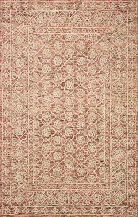 Loloi Cecelia Cec-01 Rust/Natural Rug - main flat