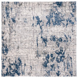 Safavieh Meadow 100 6'-7" x 6'-7" Rug in Ivory Grey / Blue