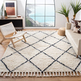 Safavieh Casablanca 6'-0" x 9'-0" Rug in Navy / Ivory