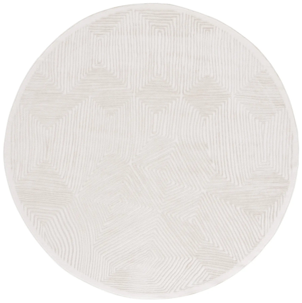 Safavieh Prestige 6'-7" x 6'-7" Rug in Ivory / Beige