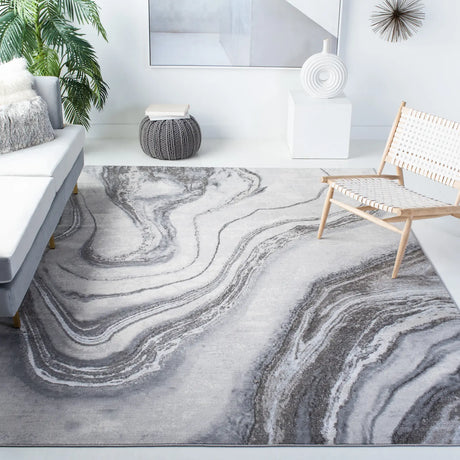 Safavieh Orchard 10'-0" x 14'-0" Rug in Grey / Ivory