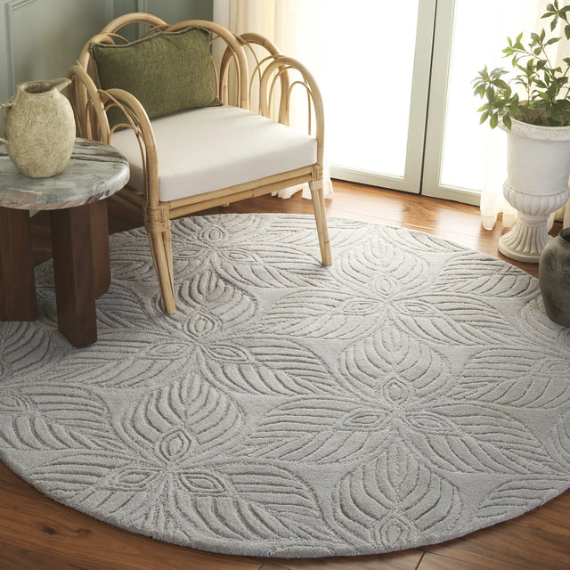 Safavieh Bella 6'-0" x 6'-0" Rug in Grey / Ivory