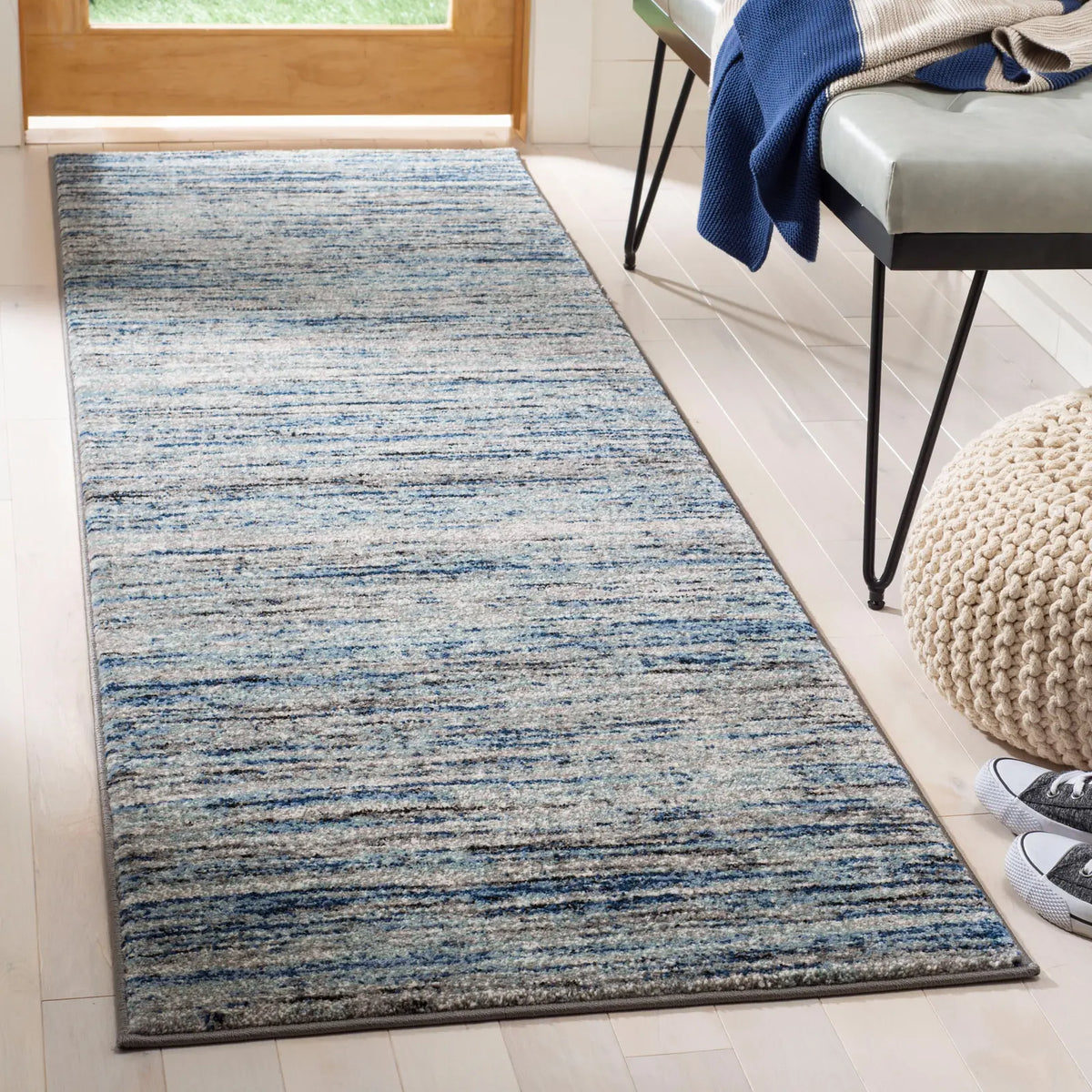 Safavieh Galaxy 2'-3" x 10'-0" Rug in Blue / Grey