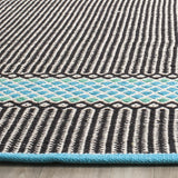 Safavieh Montauk 6'-0" x 9'-0" Rug in Turquoise / Multi