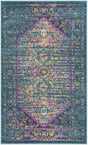 Safavieh Madison 3'-0" x 5'-0" Rug in Blue / Fuchsia