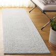 Safavieh Pine 2'-3" x 8'-0" Rug in Light Blue / Ivory