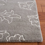 Safavieh Fifth Avenue 4'-0" x 6'-0" Rug in Dark Grey / Ivory