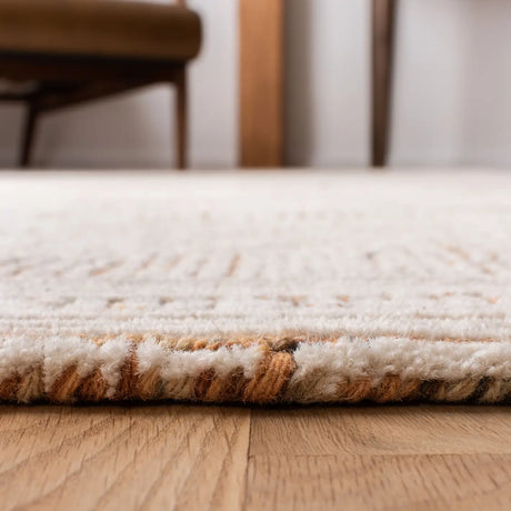 Safavieh Abstract 5'-0" x 8'-0" Rug in Ivory / Rust