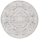 Safavieh Abstract 6'-0" x 6'-0" Rug in Ivory / Charcoal