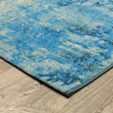 Oriental Weavers Sphinx Naples 359XI Blue Rugs - corner detail