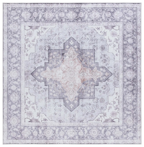 Safavieh Tucson 6'-0" x 6'-0" Rug in Light Purple / Sage