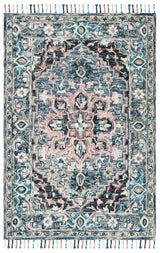 Safavieh Aspen 4'-0" x 6'-0" Rug in Pink / Blue