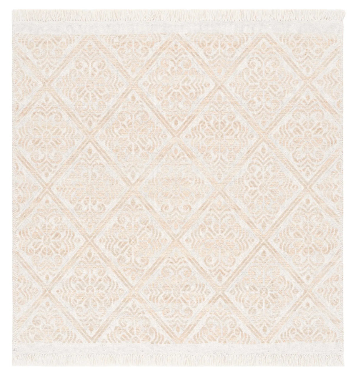 Safavieh Kilim 6'-0" x 6'-0" Rug in Gold / Ivory