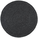 Safavieh Braided 5'-0" x 5'-0" Rug in Black