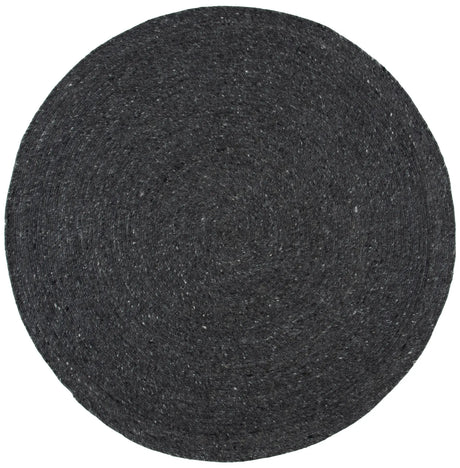 Safavieh Braided 5'-0" x 5'-0" Rug in Black