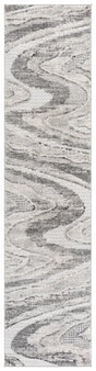 Safavieh Wave 2'-2" x 9'-0" Rug in Grey / Ivory