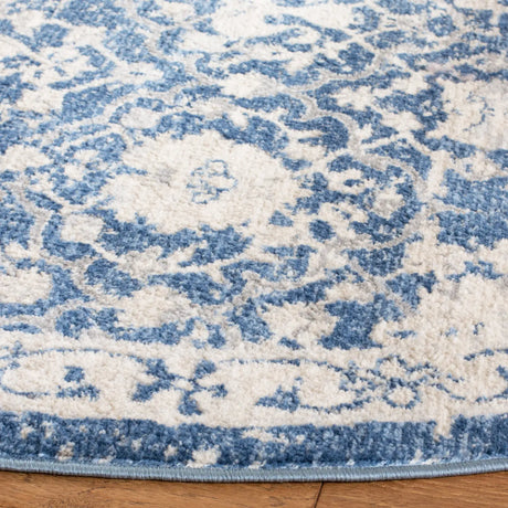 Safavieh Brentwood 5'-0" x 5'-0" Rug in Navy / Creme