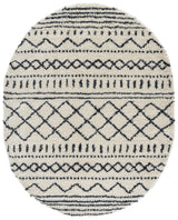 Safavieh Arizona Shag 6'-0" x 8'-0" Rug in Ivory / Slate