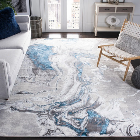 Safavieh Amelia 10'-0" x 14'-0" Rug in Grey / Blue