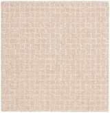 Safavieh Micro-Loop 5'-0" x 5'-0" Rug in Light Gold / Ivory