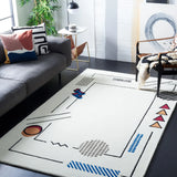 Safavieh Fifth Avenue 4'-0" x 6'-0" Rug in Ivory / Blue
