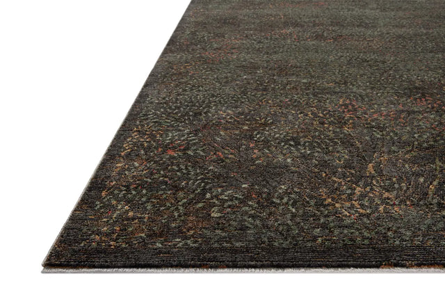 Loloi Winchester WNC-12 Traditional Power Loomed Ink, Forest Rug - rug corner
