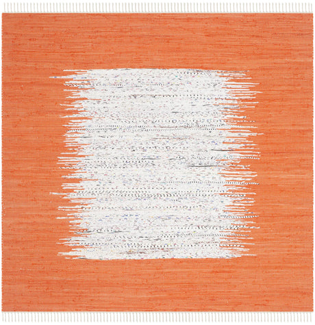 Safavieh Montauk 6'-0" x 6'-0" Rug in Ivory / Orange