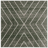 Safavieh Adirondack 6'-0" x 6'-0" Rug in Dark Green / Ivory