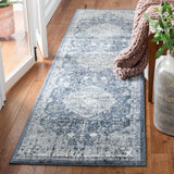 Safavieh Martha Stewart 2'-2" x 10'-0" Rug in Navy / Ivory