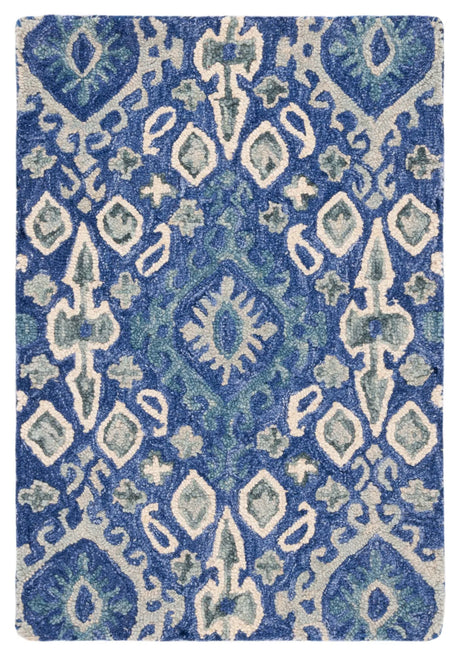 Safavieh Aspen 2'-0" x 3'-0" Rug in Navy / Beige