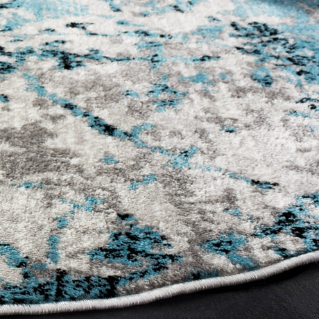 Safavieh Skyler 6'-7" x 6'-7" Rug in Blue / Ivory