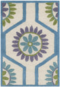 Safavieh Cambridge 2'-0" x 3'-0" Rug in Ivory / Blue