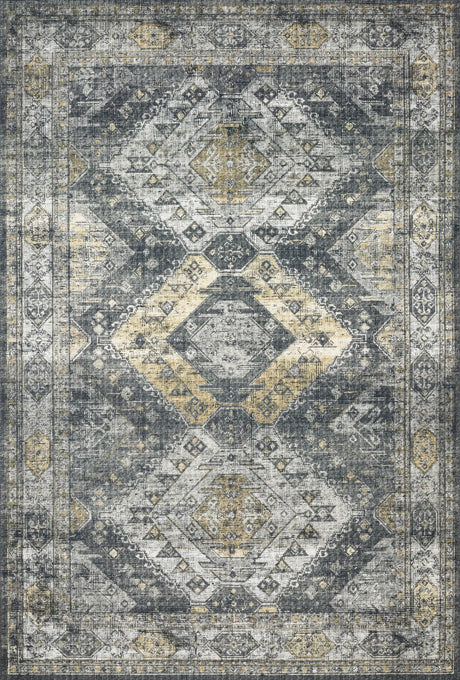 Loloi Skye Sky-09 Graphite/Silver Rugs - main flat