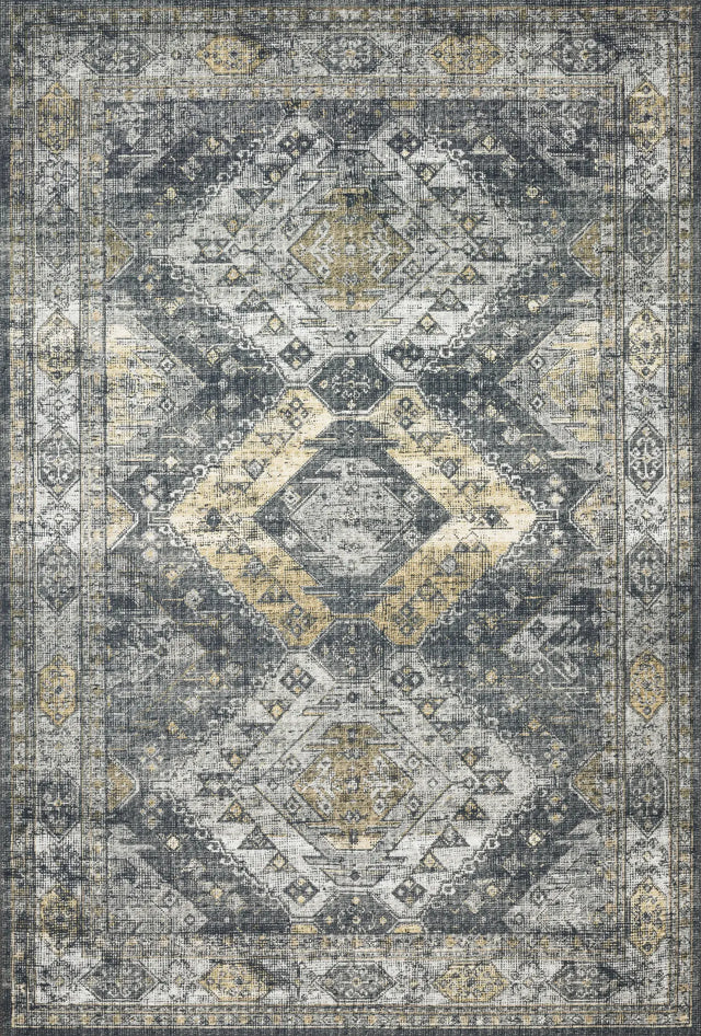 Loloi Skye Sky-09 Graphite/Silver Rugs - main flat