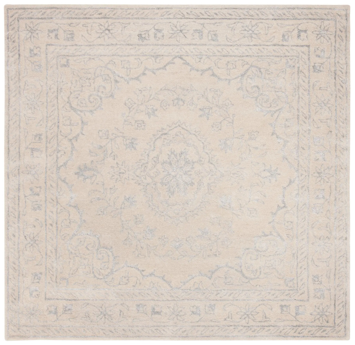 Safavieh Glamour 6'-0" x 6'-0" Rug in Light Grey