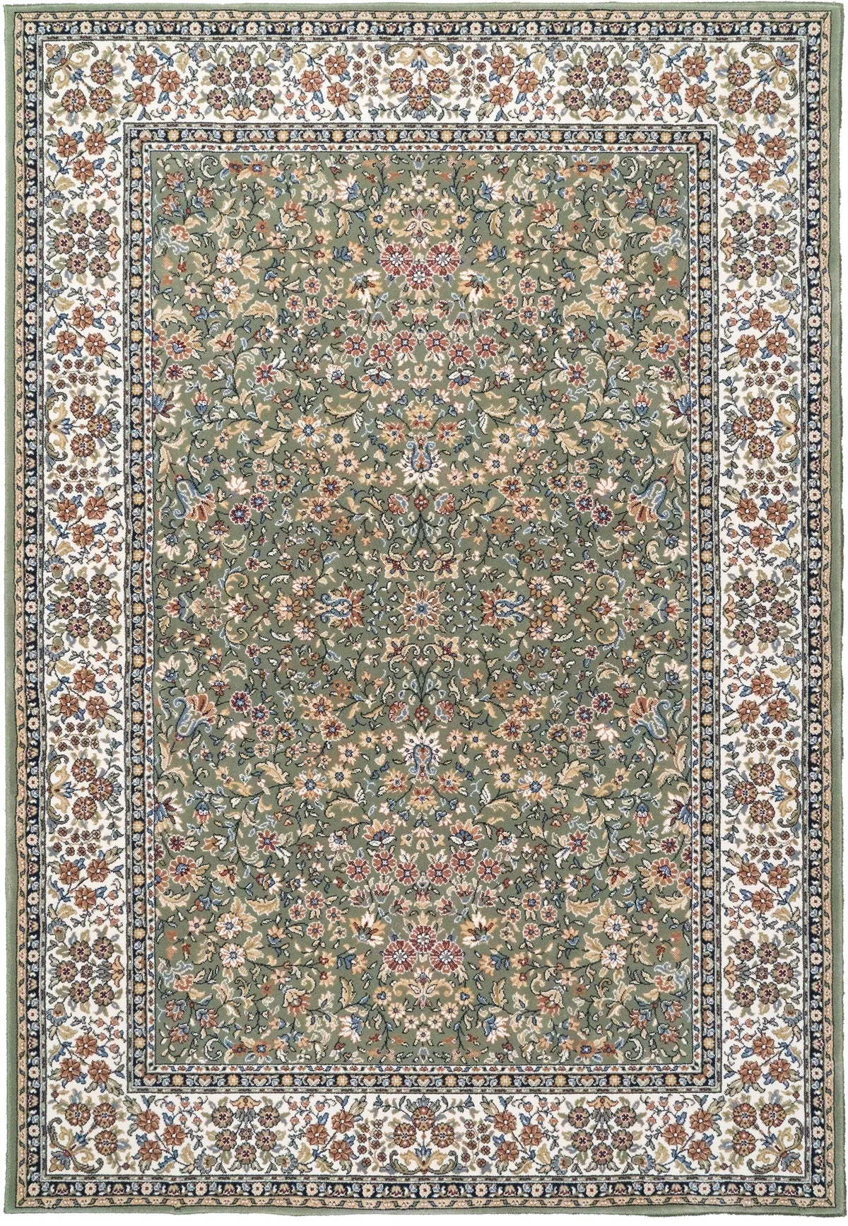 Dynamic Rugs Ancient Garden 57078 Green / Ivory Rugs - Rectangular