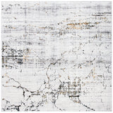 Safavieh Amelia 6'-7" x 6'-7" Rug in Grey / Gold