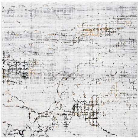 Safavieh Amelia 6'-7" x 6'-7" Rug in Grey / Gold