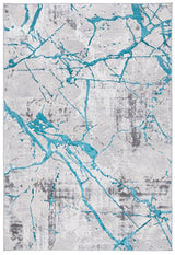 Safavieh Amelia 4'-5" x 6'-5" Rug in Grey / Aqua